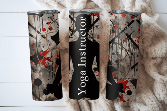 Download Grunge Yoga Class Instructor Tumbler - Yoga Collection