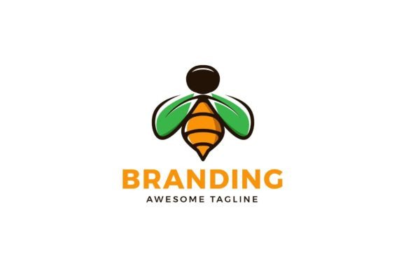 Download Creative Bee Logo Design with Nature - Nature Collection