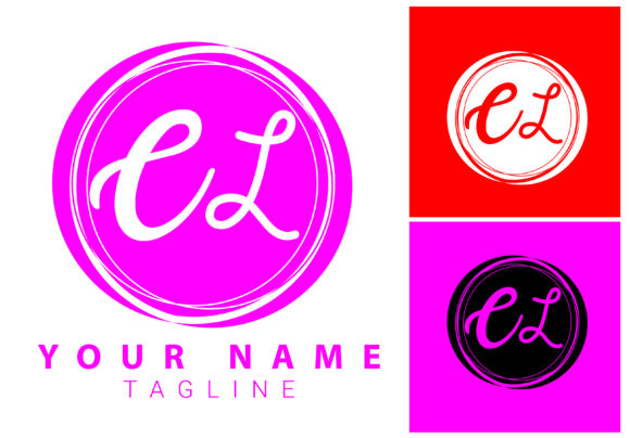 Download CL Initial Letter Signature Logo Design - Nature Collection