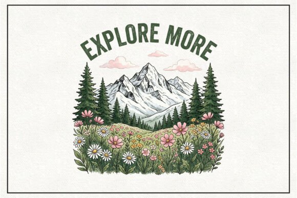 Download Explore More Mountain Vintage Nature - Nature Collection