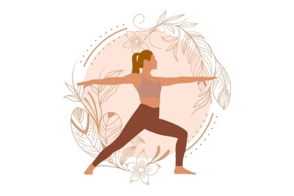 Download Yoga Activity Flat Design Illustration - Yoga Collection