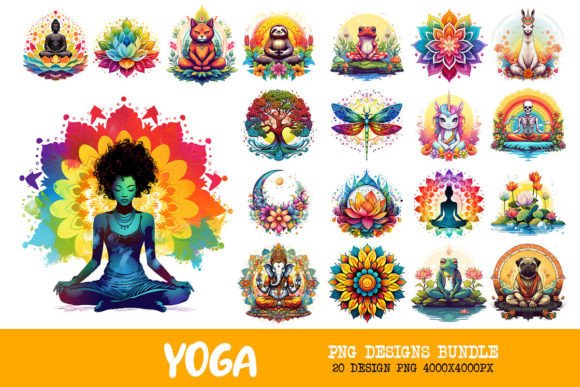 Download Spiritual Yoga Art Collection - Yoga Collection