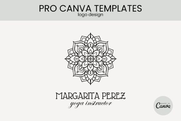 Download Yoga Logo PRO Canva Template - Yoga Collection